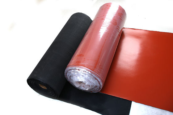 O silicone resistente de alta temperatura de 1.5m revestiu a planície de pano da fibra de vidro tecida