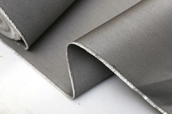 Telas da cortina do fumo e do fogo de Grey Silicone Reinforced Fiberglass Fabric