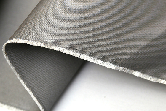 Telas da cortina do fumo e do fogo de Grey Silicone Reinforced Fiberglass Fabric
