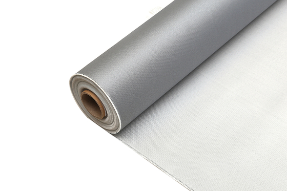 isolação térmica revestida plutônio de proteção contra o calor de pano da fibra de vidro de 0.4mm à prova de fogo