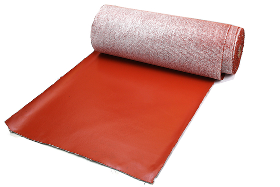 3.0mm Texturized o revestimento vermelho do silicone de pano à prova de fogo da fibra de vidro