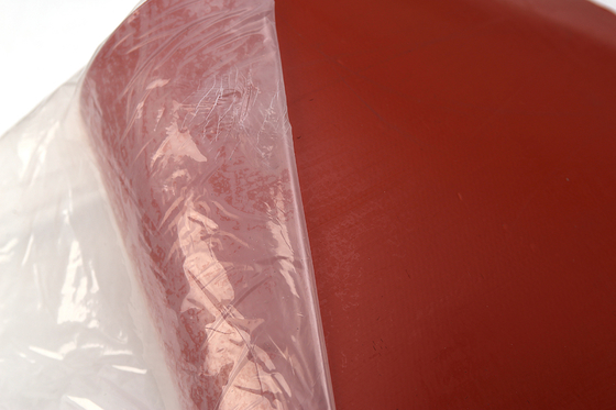 pano da fibra de vidro do revestimento de borracha de silicone da tela da isolação térmica de 0.8mm