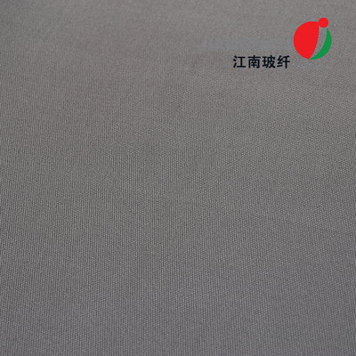 pano de vidro reforçado da fibra de CoatedFiberglass do poliuretano 650 de 0.65mm fio de aço inoxidável para a cortina à prova de fogo