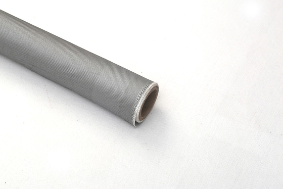 O plutônio de Grey Polyurethane revestiu o pano 0.9mm da fibra de vidro para a cobertura de solda