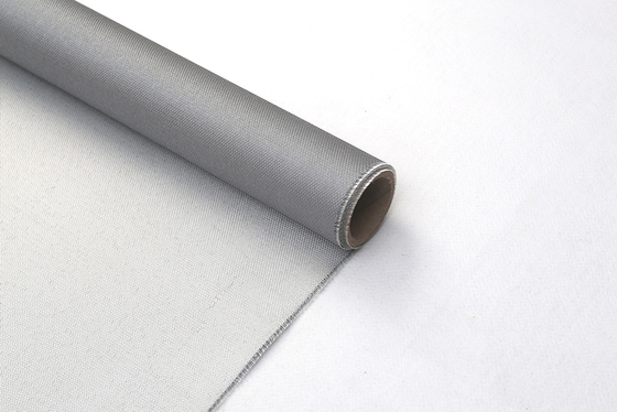 Fio de aço inoxidável M850 1-Side 120gsm Grey Silicone Coating That Used para o revestimento de Removale e a cortina de fumo