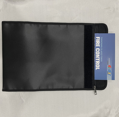 O silicone colorido revestiu o armazenamento à prova de fogo para documentos, passaporte do saco do arquivo