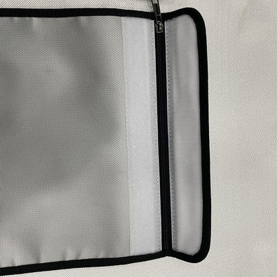 o suporte à prova de fogo do dinheiro do saco do arquivo de 9,8 x 13,4 polegadas ajustou o °F 1832 do fechamento do zíper