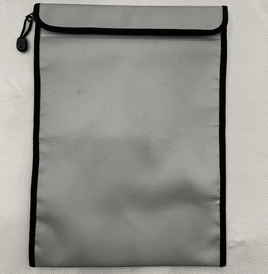 Saco à prova de fogo de prata do arquivo que irrita não a fibra de vidro 1000℉ 17x27cm