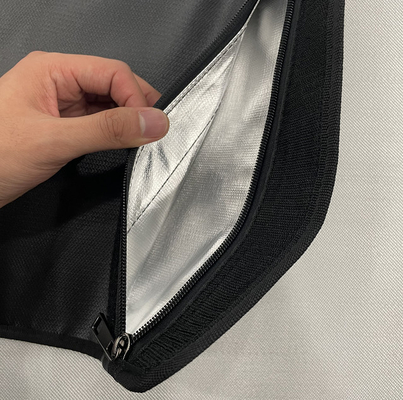 ” o saco à prova de fogo do arquivo 7x11 que irrita-se não torna a abertura de Velcro do saco do dinheiro
