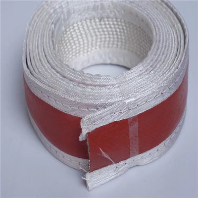 Fibra de vidro da borracha de silicone do GV que Sleeving para a proteção fria da temperatura