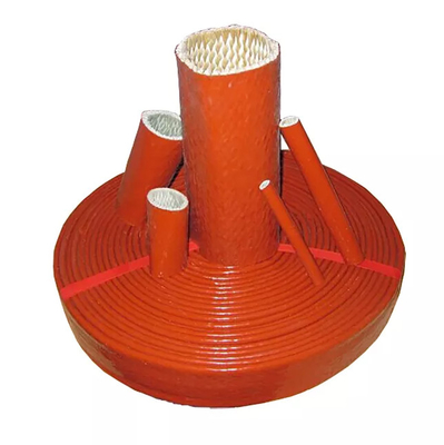 O fio da tomada trançou a tampa Sleeving de borracha da fibra de vidro do silicone