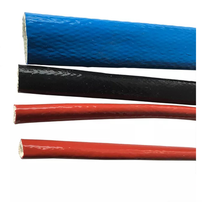 Luva Sleeving do fogo da fibra de vidro da borracha de silicone da resistência de fogo