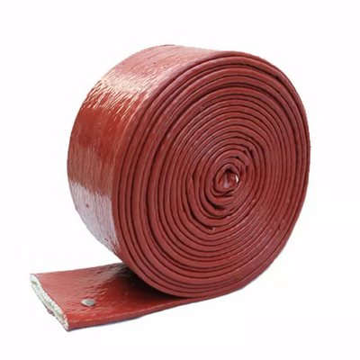 O silicone revestiu o escudo térmico de alta temperatura da isolação da exaustão da luva do fio da fibra de vidro