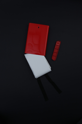 Perfil plástico vermelho modelagem por injeção plástico do PVC do quadrado da caixa para a cobertura do fogo