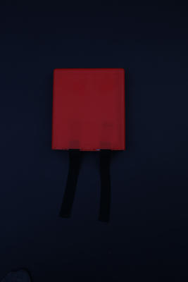 Perfil plástico vermelho modelagem por injeção plástico do PVC do quadrado da caixa para a cobertura do fogo