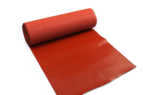 Pano revestido da fibra de vidro do silicone resistente para a luva da isolação da resistência térmica