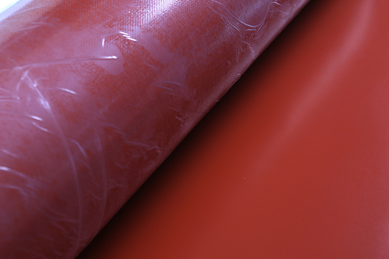 O silicone à prova de fogo revestiu a tela da fibra de vidro usada para a junção de expansão