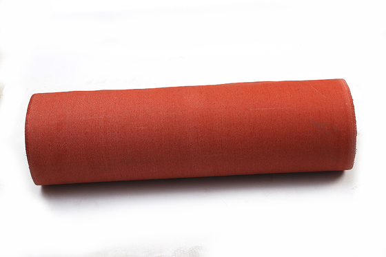 Tela revestida de pano da fibra de vidro do único silicone lateral para à prova de fogo