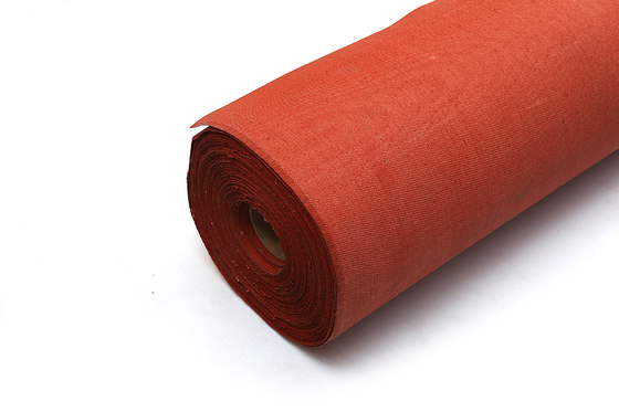Tela revestida de pano da fibra de vidro do único silicone lateral para à prova de fogo