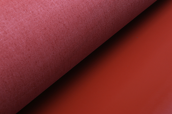 Pano revestido da fibra de vidro do silicone não inflamável vermelho