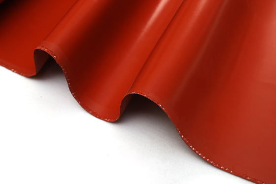 Fogo - silicone lateral da fibra de vidro do retardador pano revestido da coberta de telhado da parede de pano do único