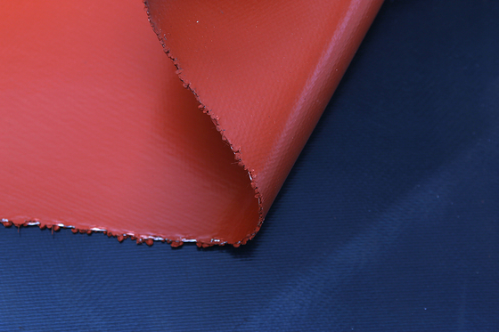 pano revestido de alargamento exterior 2.0mm da fibra de vidro do silicone 3300gsm