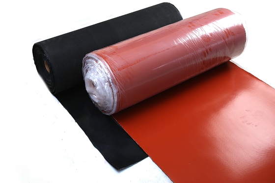 Pano fino revestido da fibra de vidro do silicone resistente ao calor