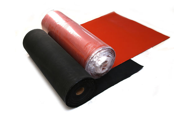 O silicone resistente de alta temperatura de 1.5m revestiu a planície de pano da fibra de vidro tecida