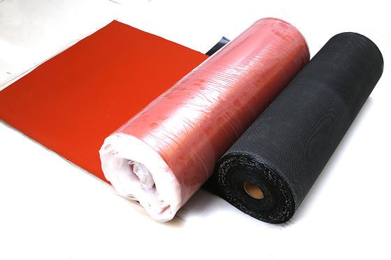 O silicone resistente de alta temperatura de 1.5m revestiu a planície de pano da fibra de vidro tecida
